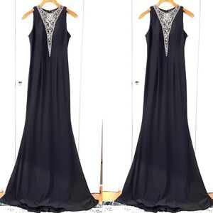 Aspeed USA  hand beaded long evening dress